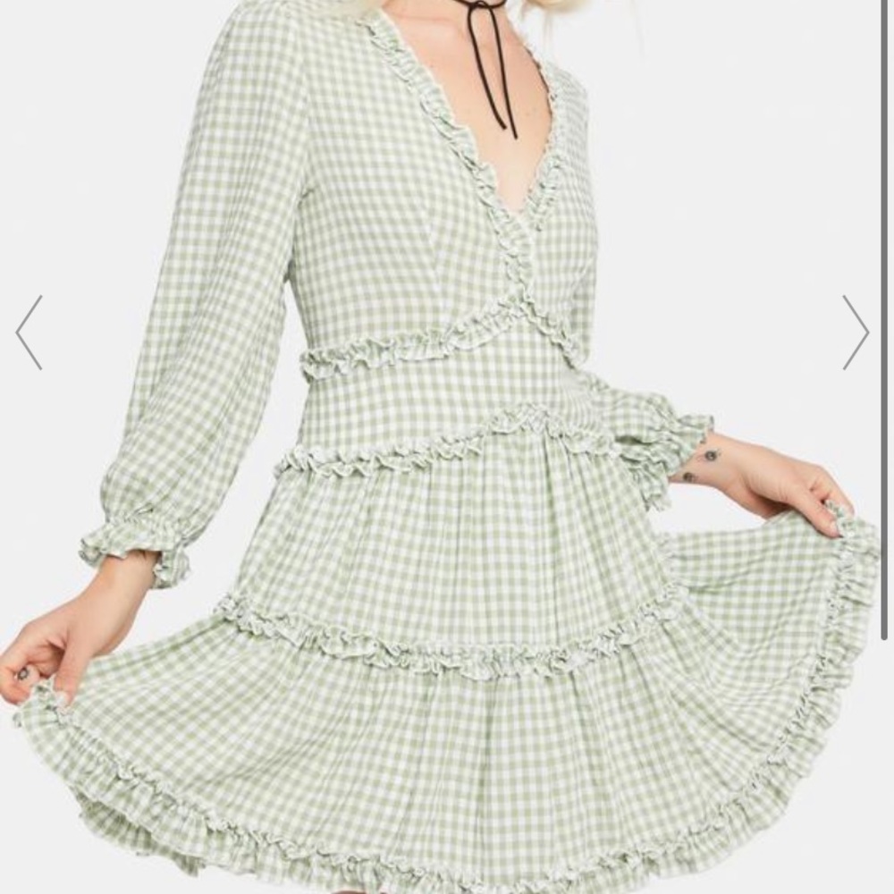 ISO the best day gingham mini dress